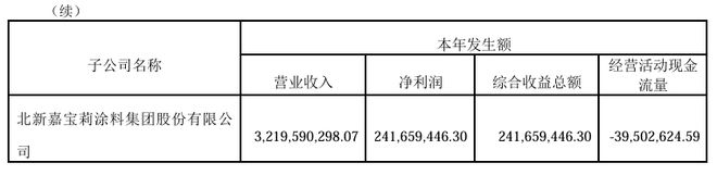 北新建材2024年涂料营收激增8倍嘉宝莉贡献90%(图5)