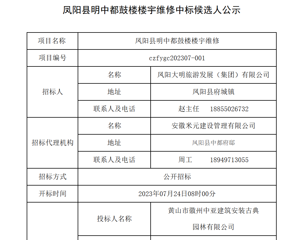 曾允许自然人违规挂靠和转包！凤阳鼓楼修缮疑云(图3)