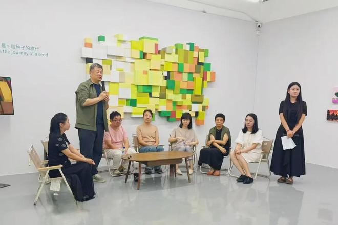 球盟会：“正在生长——王波艺术疗愈展”开幕暨学术交流会(图2)