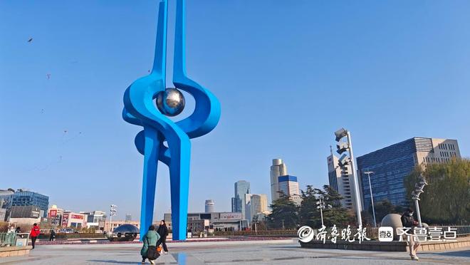 济南泉城广场泉标焕然一新！原来是用了济南大学研发的特殊涂料